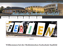 Tablet Screenshot of mefa-saalfeld.de